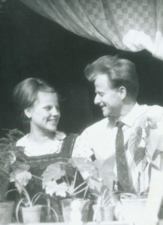 Ifjú házasok. Frankné Dobos Ilona és Frank Sándor